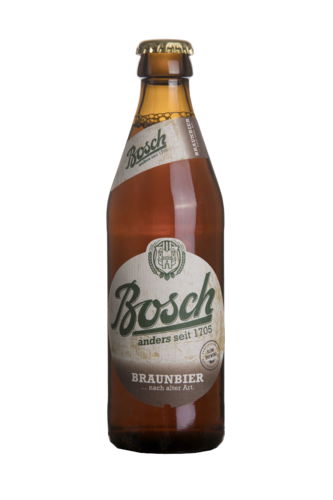 Bosch Braunbier Karton mit 18 Flaschen